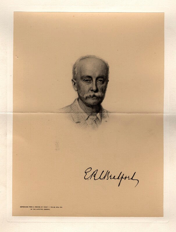 Sir edward ridley colborne bradford, 1st bt npg d8039