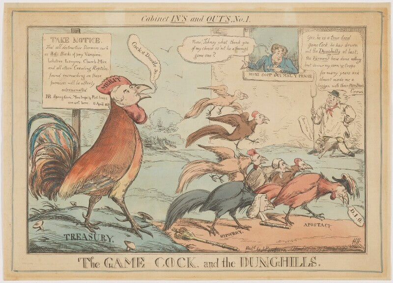 The game cock and the dunghills npg d46031