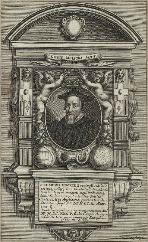 Memorial to richard hooker in bishopsbourne church npg d25247