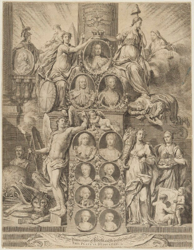 King george i and the line of succession npg d32912