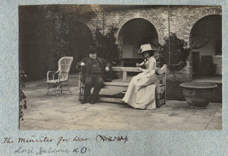 The minister for war' (richard burdon haldane, viscount haldane; lady ottoline morrell npg ax140126