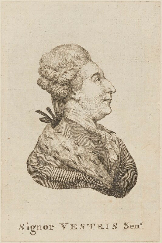 Gaetano appolino balthasar vestris (gaëtan vestris) npg d14464