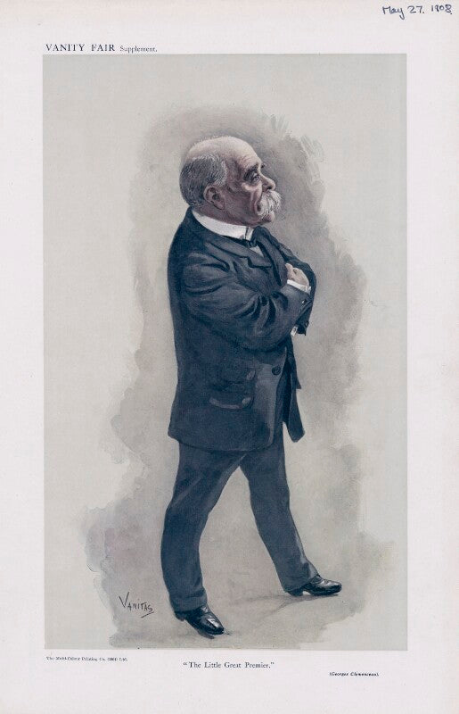 Georges clemenceau ('men of the day. no. 1120. "the little great premier."') npg d45434