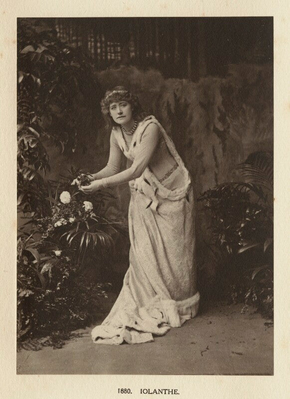 Ellen terry as iolanthe in 'iolanthe' npg ax131303