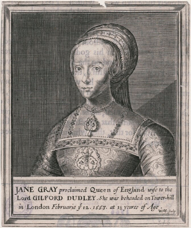 Lady jane grey npg d21395
