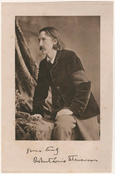 Robert Louis Stevenson Portrait Print – National Portrait Gallery Shop
