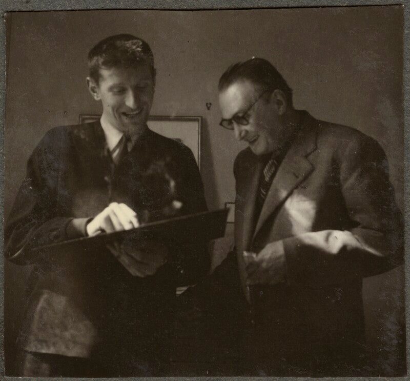 Robert lapoujade; roger lacourière npg ax134299