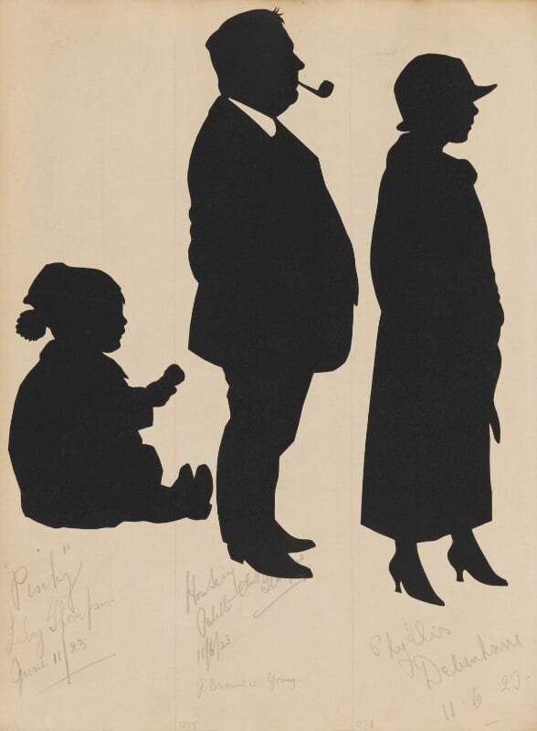 Tourists on the west pier, brighton (lily? thompson; j. brownlee young; phyllis debenham) npg d46527