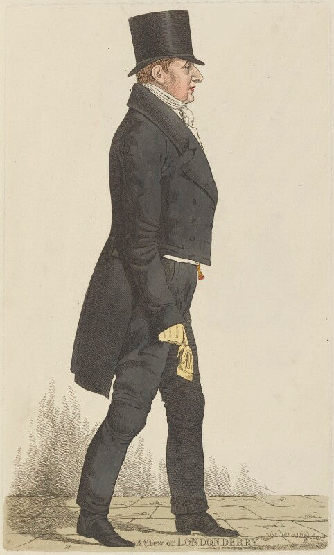 Robert stewart, 2nd marquess of londonderry (lord castlereagh) ('a view of londonderry') npg d13339