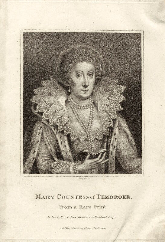 Mary herbert, countess of pembroke npg d27989