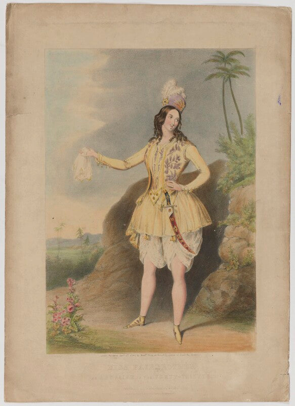 Miss fairbrother as abdallah in the forty thieves (louisa fairbrother ('mrs fitzgeorge')) npg d36632