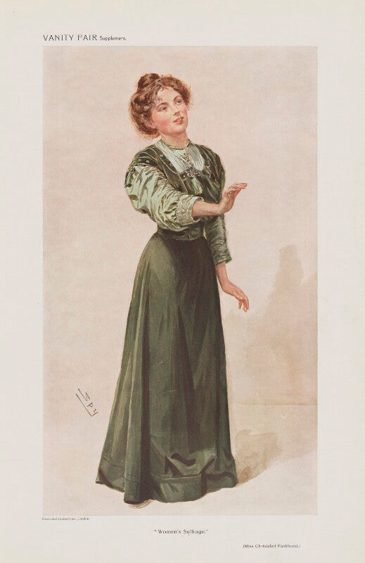 Dame christabel pankhurst ('a woman of the day. "women's suffrage."') npg d45561