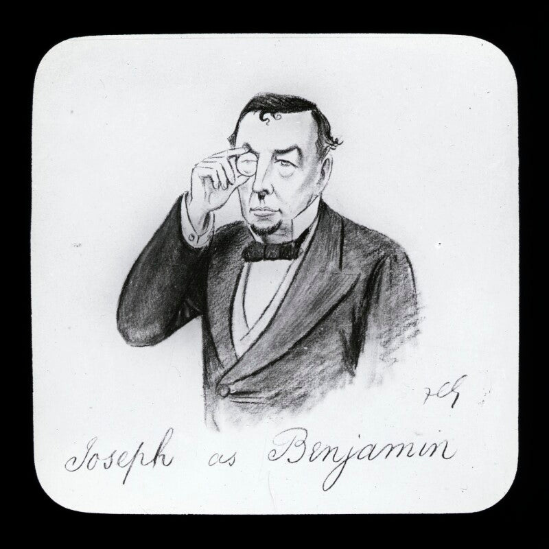 Joe chamberlain as benjamin disraeli, earl of beaconsfield npg d41943