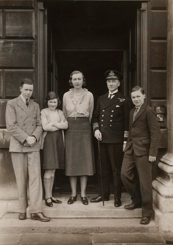 Sir barry edward domvile and his family npg x84088