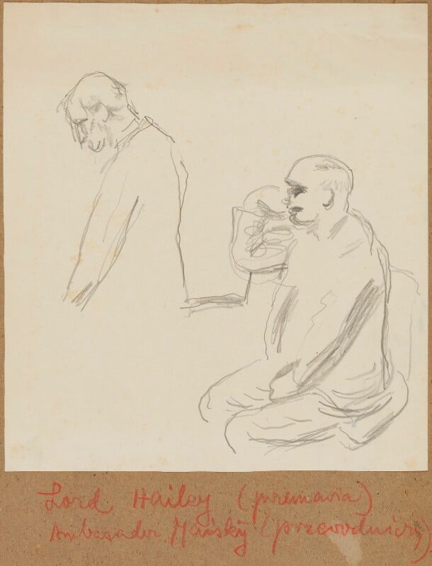 (william) malcolm hailey, 1st baron hailey; ivan mikhailovich maisky npg d13578