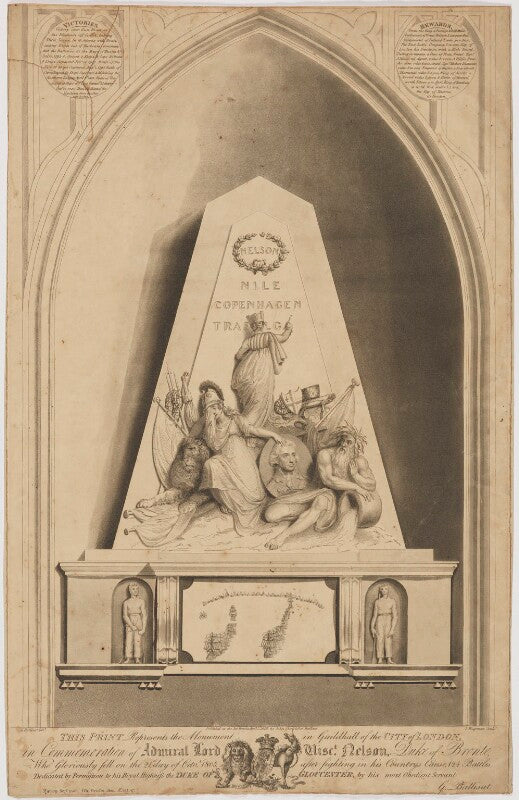 Monument to horatio nelson npg d38487