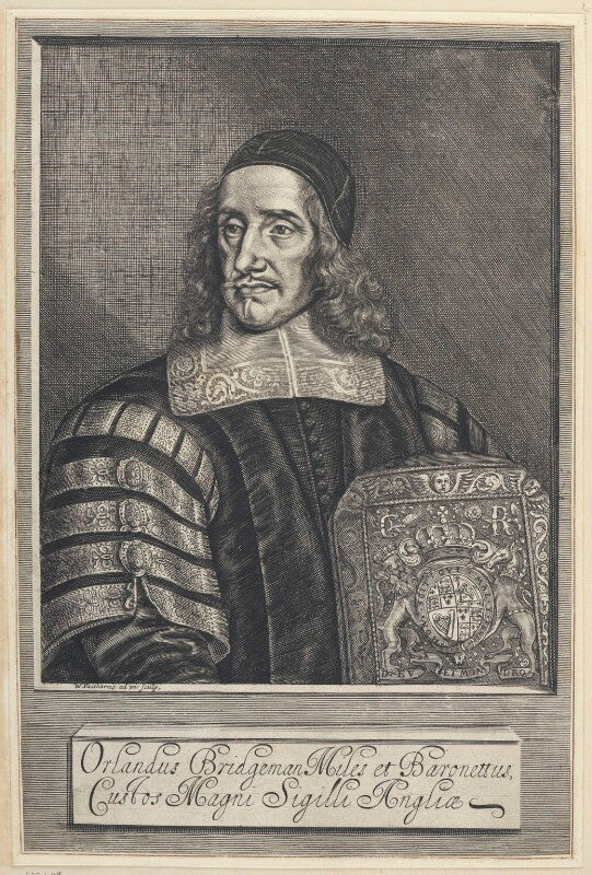 Sir orlando bridgeman, 1st bt npg d22653