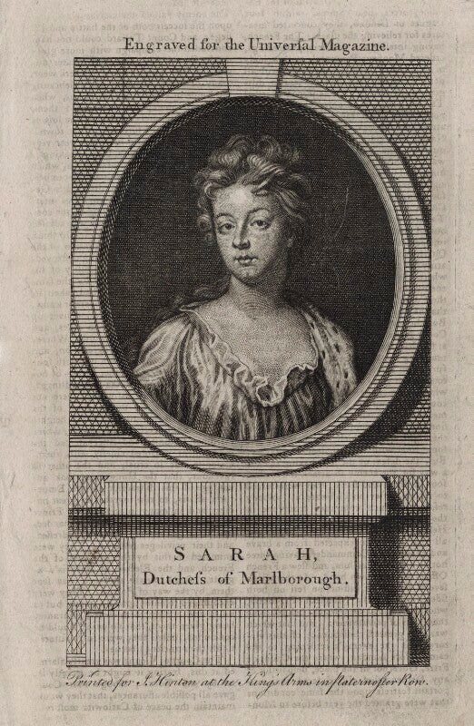 Sarah churchill (née jenyns (jennings)), duchess of marlborough npg d27377