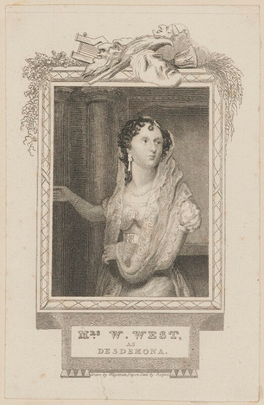 Sarah west (née cooke) as desdemona npg d38620