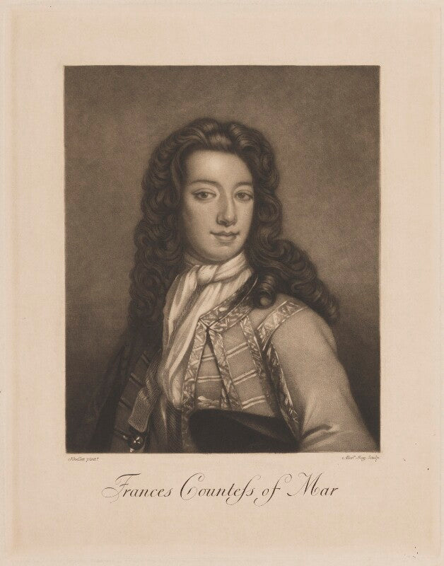 Frances erskine (née pierrepont), countess of mar npg d14130