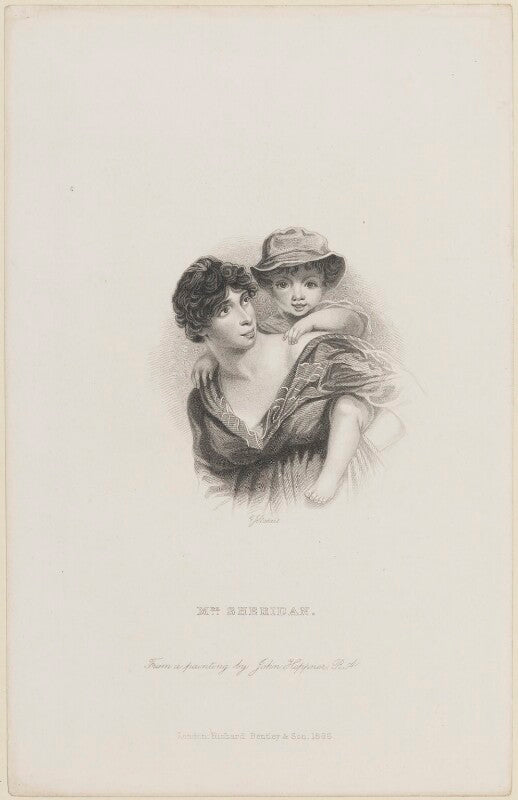 Esther jane sheridan (née ogle); charles sheridan npg d14463