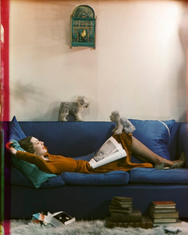 A day in the life of a debutante: an hour's serious reading (betty cowell) npg x222139