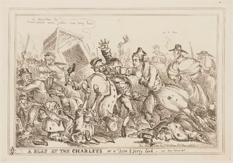 A slap at the charleys or a tom & jerry lark vide new poliece bill npg d46374