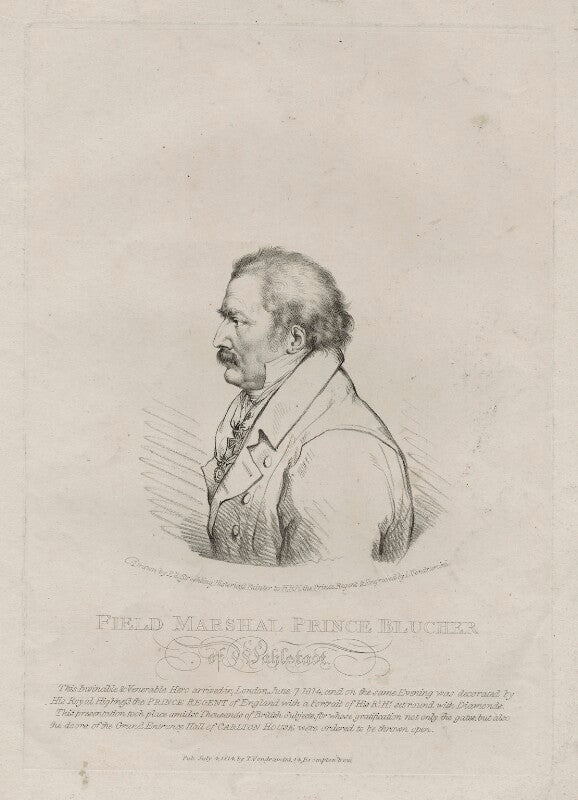 Gebhard leberecht von blücher npg d42358