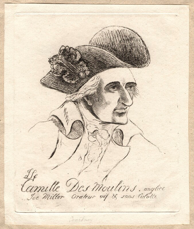 John courtenay ('camille des moulins') npg d9696