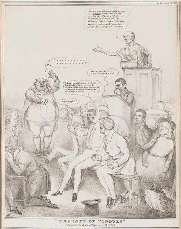 'the gift of tongues' npg d41103