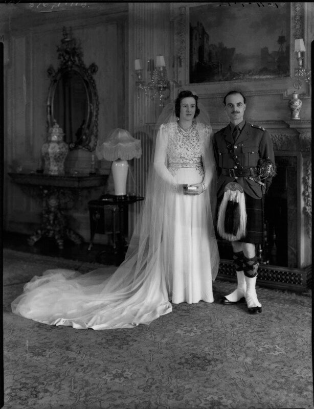 Mary pamela (née berry), marchioness of huntly; douglas charles lindsey gordon, 12th marquess of huntly npg x158270