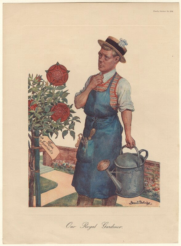 Prince edward, duke of windsor (king edward viii) ('our royal gardener') npg d42856