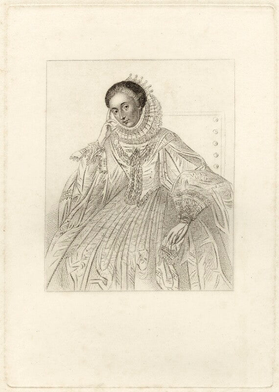 Lucy russell (née harington), countess of bedford npg d28091