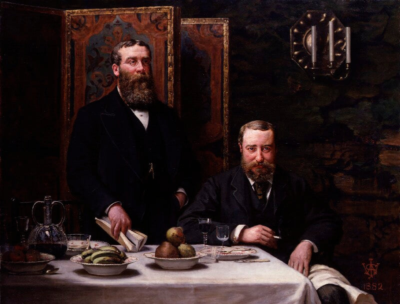 Sir walter besant; james rice npg 2280