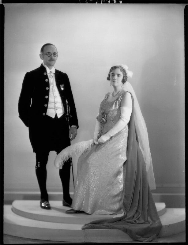 Hugh aglionby shore, 6th baron teignmouth; anna adelaide caroline shore (née marsh), lady teignmouth; npg x154058