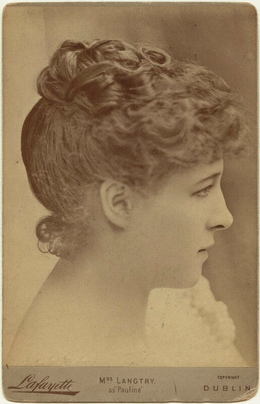Lillie langtry as pauline in 'the lady of lyons' npg x76410