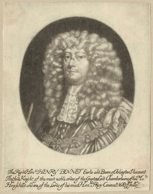 Henry bennet, 1st earl of arlington npg d29367