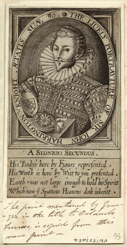 Sir john harington npg d25496