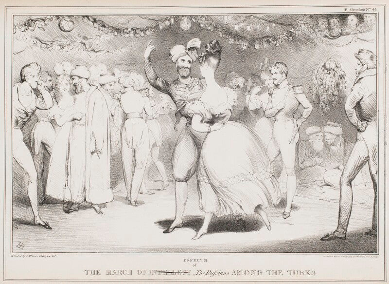 Effects of the march of intellect , the russians among the turks npg d40979