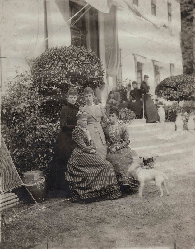 Alexandra of denmark with her mother and sister npg x136649