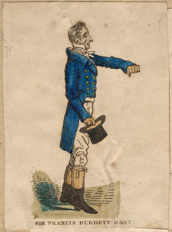 Sir francis burdett, 5th bt npg d13628