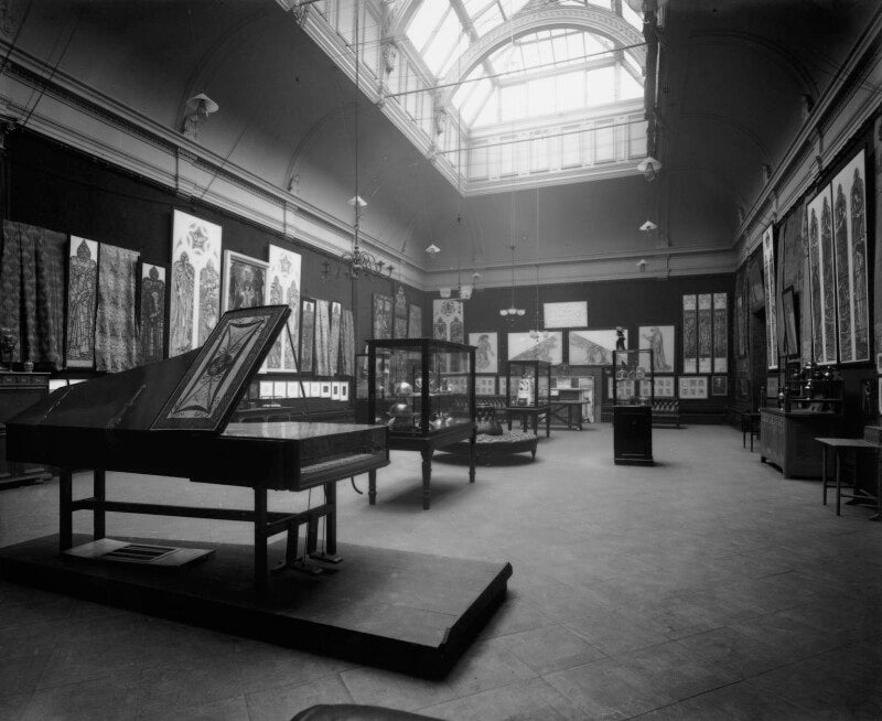 Interior of the fifth arts and crafts society exhibition at the new gallery (west gallery) npg x200685