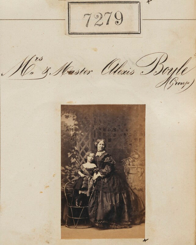 Mrs alexis boyle and master a. boyle npg ax57190