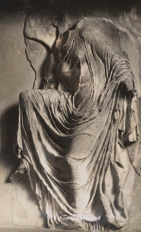 Fragment of frieze depicting the goddess nike npg ax183177