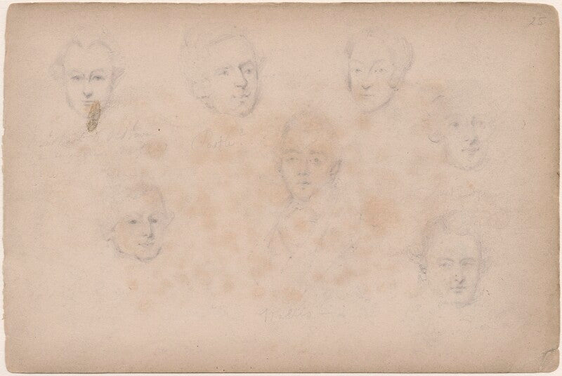 Wallis and six unknown sitters npg d23313(44)
