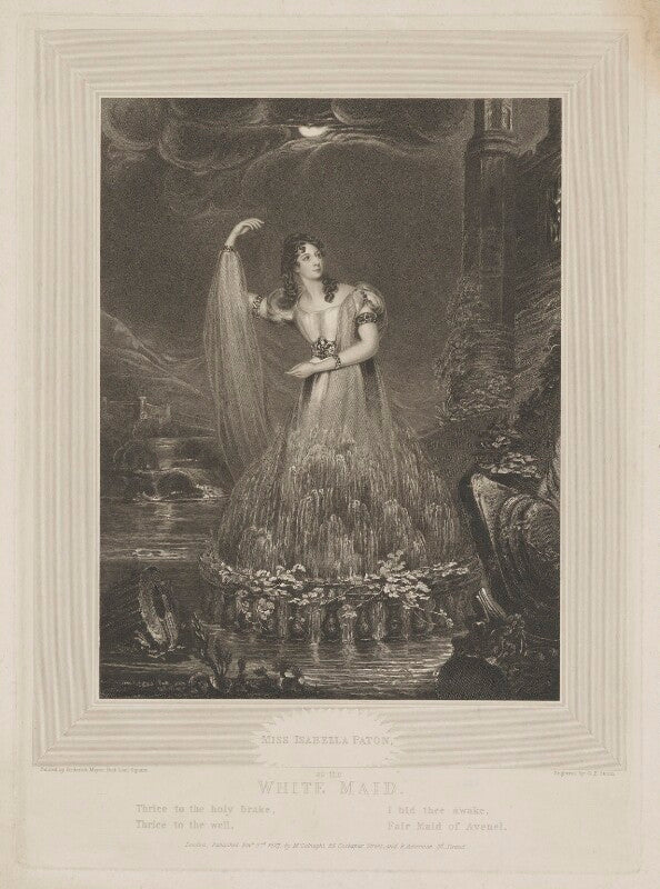 Isabella paton as the white maid of avenel npg d39563