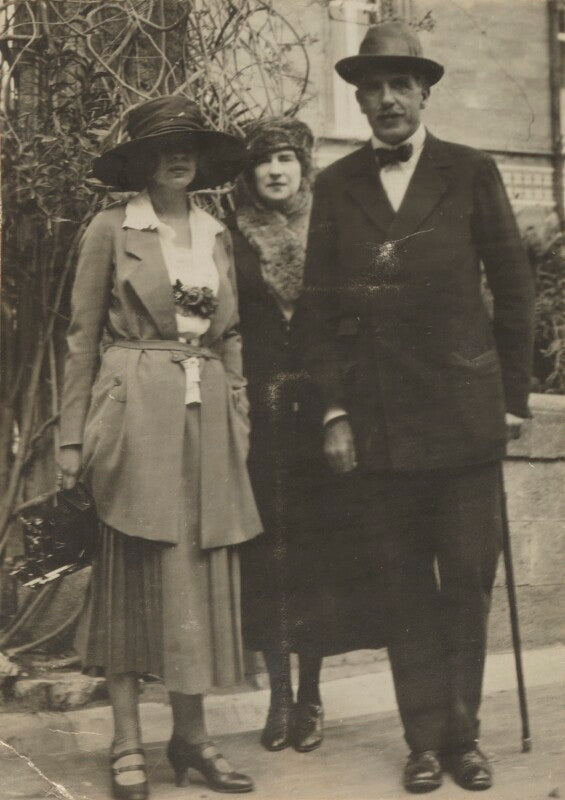 Baba d'erlanger, princesse jean louis de faucigny lucinge; baroness catherine d'erlanger; emile beaumont d'erlanger npg ax105734