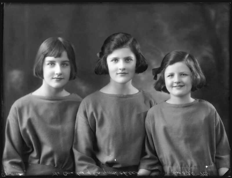 Mary lilian manningham buller (née lindsay); katharine constance nicholson (née lindsay); barbara hurst (née lindsay) npg x123042