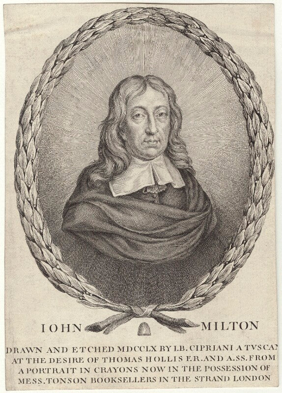 John milton npg d30111