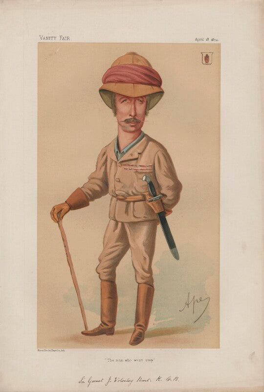 Garnet joseph wolseley, 1st viscount wolseley ('men of the day. no. 88.') npg d43636